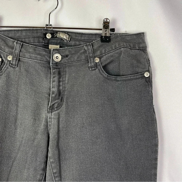 98 Jeans Gray Y2K Bootcut Flare Leg Jeans 15 - Picture 3 of 4